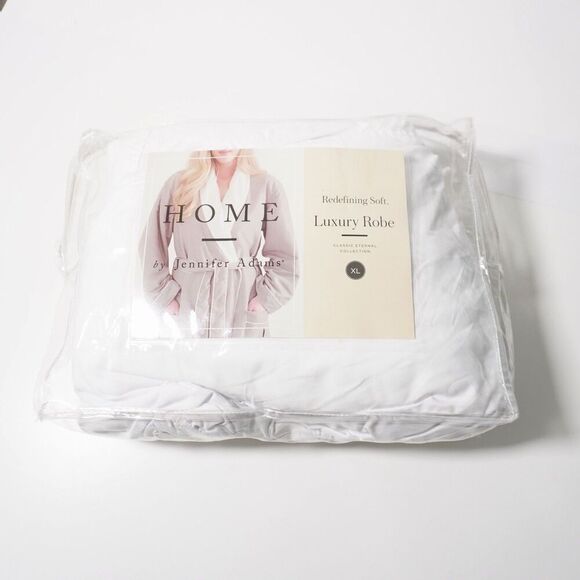 Jennifer Adams Redefining Soft White Luxury Plush Robe White Sz XL $120 MSRP - Picture 1 of 9